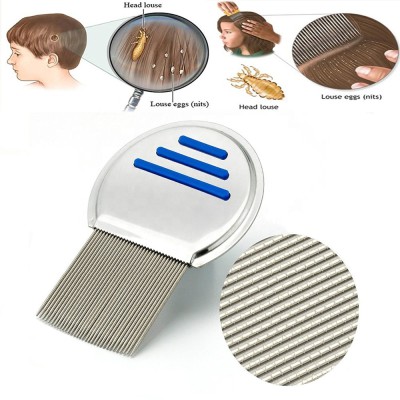 Lice and Nit Egg Free Treatment Professional Stainless Steel Lice Removal Comb