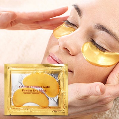 (2 সেট) Crystal Gold Powder Eye Mask-চোখের নিচের কালো দাগ আর ক্লান্তি দূর করে।😍
