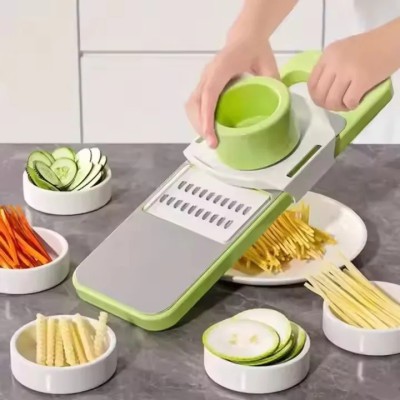 5-in-1 Multifunction Vegetable Cutter & Slicer |রান্নাঘরের সেরা সহকারী! 🔥